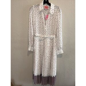 Women's Kate Spade New York Lips Script Midi Dress Size 2 NWT